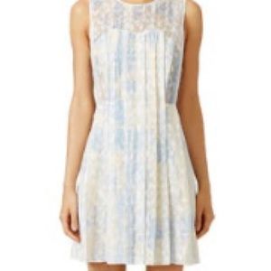O’2ND Shades Of White Dress -size 6, ivory and light blue